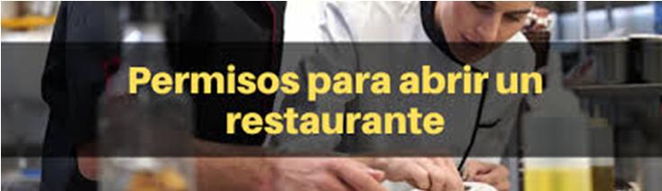 Condiciones para abrir un restaurante
